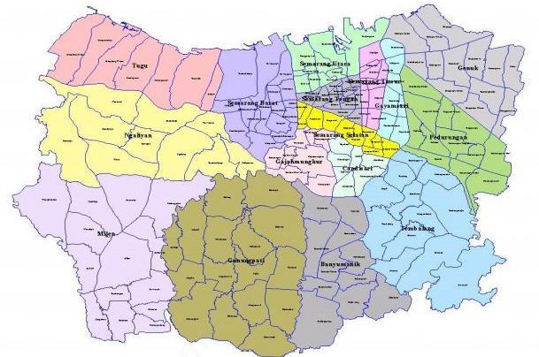 46 2.1.3. Pemerintahan dan Administratif Kota Semarang Kota Semarang merupakan Ibukota Provinsi Jawa Tengah.