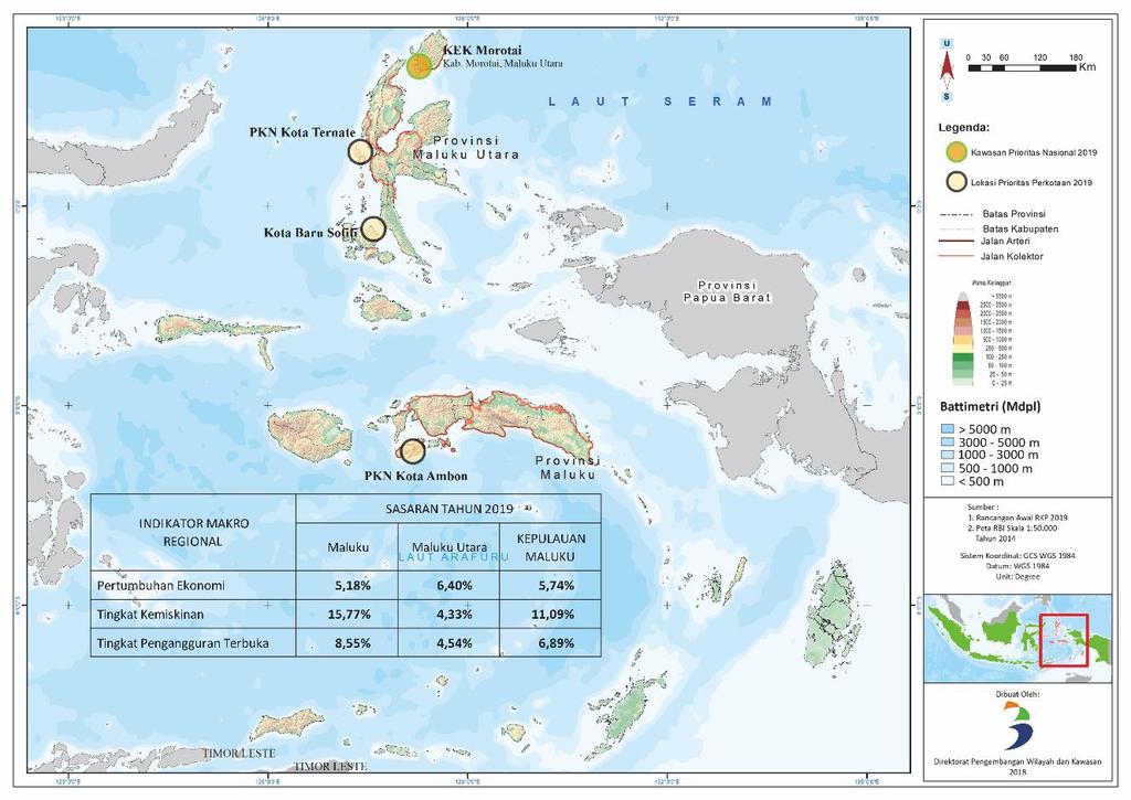 -II.40- ekonomi berbasis minyak dan gas bumi lepas pantai, perkebunan rempahrempah, serta kehutanan yang berkelanjutan dengan memperhatikan ekosistem wilayah pesisir dan pulau kecil. Gambar 2.