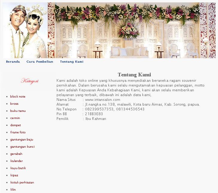 Memulai halaman Home pengunjung website dapat melihat berbagai macam menu dan isi konten yang telah disediakan