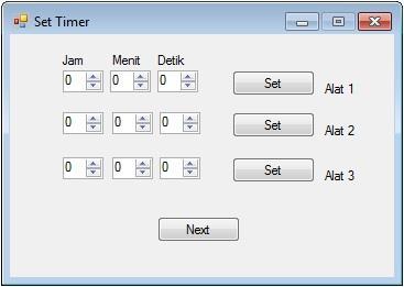 Program user interface aplikasi windows ini dibuat dengan menggunakan program Visual Studio.
