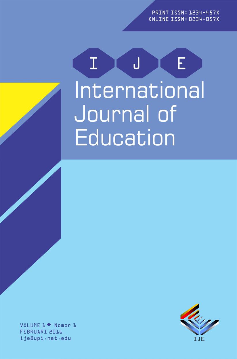Telah terbit IJE: International Journal of Education. Jurnal ini diterbitkan setiap bulan Agustus dan Februari.