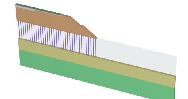 FEM Modelling Embankment soil Beam