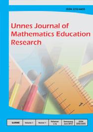 UJMER () (3) Unne Journal of Mathematic Education Reearch http://journal.unne.ac.id/ju/inde.