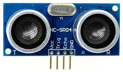 sensor jarak yang menggunakan inframerah, bentuk fisik sensor PING HC SR-04 dapat dilihat pada Gambar. 2.