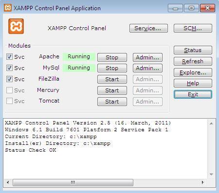 29 1. Web Server XAMPP Fungsi XAMPP adalah sebagai server yang berdiri sendiri (localhost).
