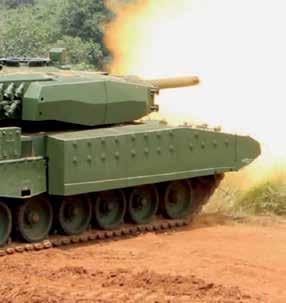 The non-amphibious cavalry version is fitted with a South African Denel Land Systems twoperson turret armed with a 30mm dual-feed cannon and a 7.62 mm co-axial MG.
