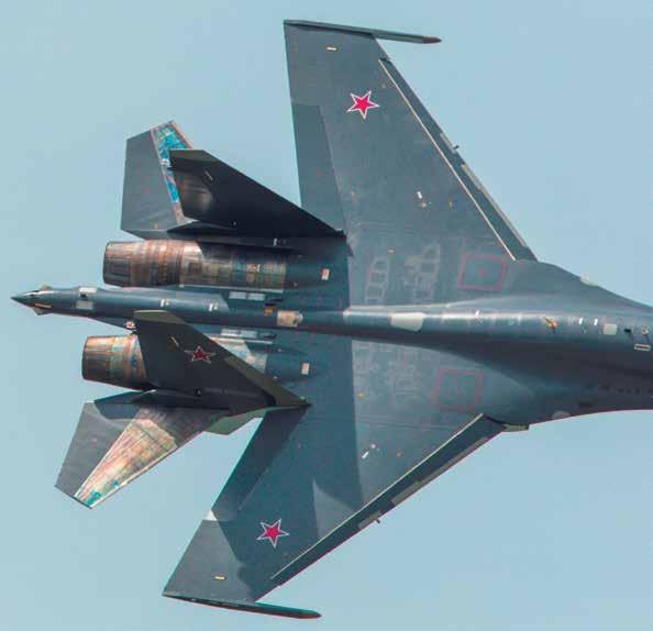 4 BY GÜNTER ENDRES The touchdown of Indonesia s first two of 11 Sukhoi Su-35S Flanker-Es, or Super Flankers, on Indonesian soil in August next year will mark the latest stage in the 20-year plan to