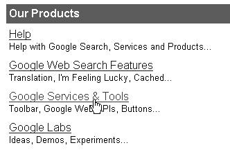 Gambar 3.1. Memilih Opsi About Google 3. Kemudian pilihlah opsi Sevices & Tools. Gambar 3.2. Memilih Opsi Google Services & Tools 4.