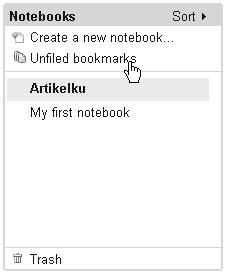 3. Lantas berilah nama yang spesifik untuk notebook tersebut, misalnya Artikelku. Gambar 3.18. Memberi Nama Notebook 4. Jika sudah klik tombol OK. 5.