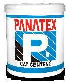 Halaman 9 Cat Genteng PANATEX adalah cat khusus untuk genteng yang diformulasikan agar tahan terhadap sinar matahari dengan penampilan semi kilap.