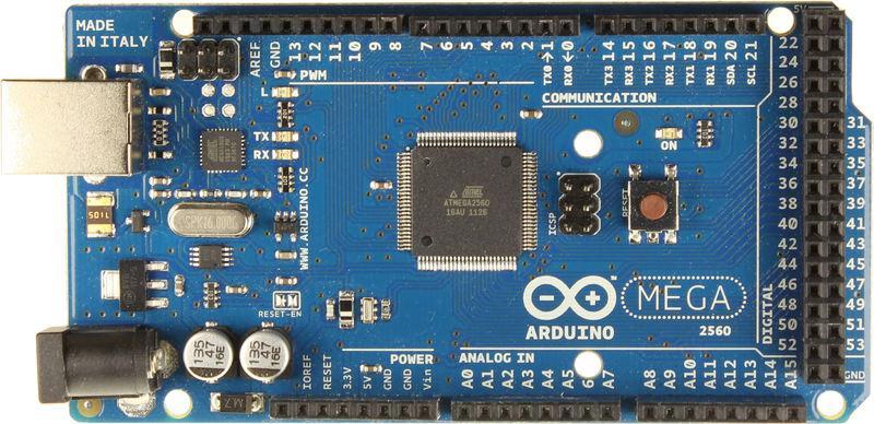 2.2. Mikrokontroler Pada skripsi ini digunakan board mikrokontroler arduino dengan IC ATMega2560 sebagai pengendali utama. Board tersebut mempunyai spesifikasi sebagai berikut : 1.