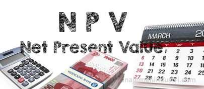 Menghitung Net Present Value (NPV) Dalam keputusan Investasi, NPV dari serangkaian penerimaan uang di masa