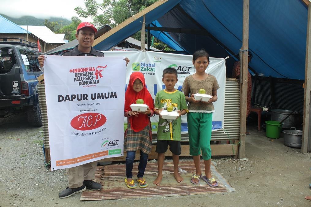 Dapur Umum menyuplai ribuan porsi makanan bagi warga Palu, Sigi