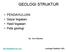 GEOLOGI STRUKTUR. PENDAHULUAN Gaya/ tegasan Hasil tegasan Peta geologi. By : Asri Oktaviani