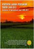 Statistik Lahan Pertanian Tahun 2009-2013 Statistics of Agricultural Land 2009-2013