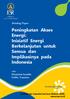 Peningkatan Akses Energi: Inisiatif Energi Berkelanjutan untuk Semua dan Implikasinya pada Indonesia