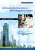 Job Analysis & Description, Job Evaluation & Grades