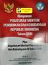 KEPUTUSAN MENTERI PENDIDIKAN DAN KEBUDAYAAN REPUBLIK INDONESIA NOMOR 029/P/2012 TENTANG