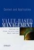 CORPORATE VALUE AND VALUE-BASED MANAGEMENT