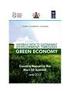 SUSTAINABLE DEVELOPMENT THROUGH GREEN ECONOMY AND GREEN JOBS