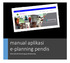 manual aplikasi e-planning pendis