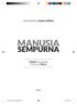 mulianta marcelles MANUSIA SEMPURNA Dalam Renungan Manusia Biasa LO Manusia Sempurna-BAB 1.indd 1 6/4/15 00:11