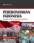 PEREKONOMIAN INDONESIA Masalah, Potensi dan Alternatif Solusi