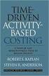 TIME-DRIVEN ACTIVITY-BASED COSTING