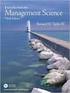 Introduction to Management Science 9 th Edition by Bernard W. Taylor III. Chapter 9 Multicriteria Decision Making