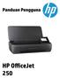 HP OfficeJet 250 Mobile All-in-One series. Panduan Pengguna