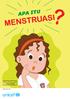 Apa itu menstruasi? Menstruasi adalah tanda anak perempuan tumbuh menjadi dewasa. Menstruasi adalah proses alami bagi perempuan.
