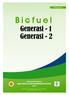 Biofuel Generasi-1 dan Generasi-2