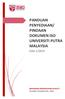 PANDUAN PENYEDIAAN/ PINDAAN DOKUMEN ISO UNIVERSITI PUTRA MALAYSIA
