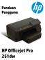 Printer HP Officejet Pro 251dw. Panduan Pengguna