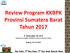 Review Program KKBPK Provinsi Sumatera Barat Tahun 2017