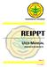 Kementerian Pertanian REIPPT USER MANUAL EKSPORTIR & IMPORTIR VERSI 1.0