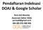 Pendaftaran Indeksasi DOAJ & Google Scholar. Yoris Adi Maretta Associate Editor DOAJ WA