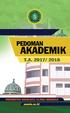 Buku Pedoman Akademik Universitas Nahdlatul Ulama Indonesia (UNUSIA) Tahun Akademik : 2017/2018 Tim Penyusun: