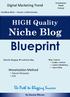HIGH Quality Niche Blog Blueprint