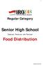 Senior High School. Food Distribution