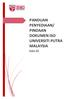 PANDUAN PENYEDIAAN/ PINDAAN DOKUMEN ISO UNIVERSITI PUTRA MALAYSIA. Edisi 02
