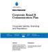 Corporate Brand & Communication Plan