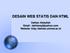 DESAIN WEB STATIS DAN HTML. Dahlan Abdullah   Website :http://dahlan.unimal.ac.id