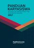 PANDUAN KARYASISWA. Pendidikan dan Pelatihan (Diklat) Gelar Pusbindiklatren Bappenas 2017