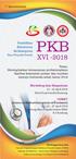 PKB XVI Announcement. Pendidikan Kedokteran Berkelanjutan. Workshop dan Simposium April 2018 Hotel Grand Asrilia Bandung