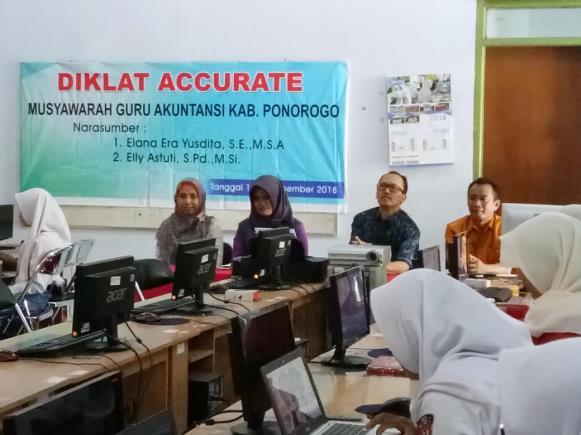 Aplikasi Program Akuntansi pada Musyawarah Guru Mata Pelajaran Akuntansi Kabupaten Ponorogo Elana Era Yusdita, Elly Astuti Gambar 1.