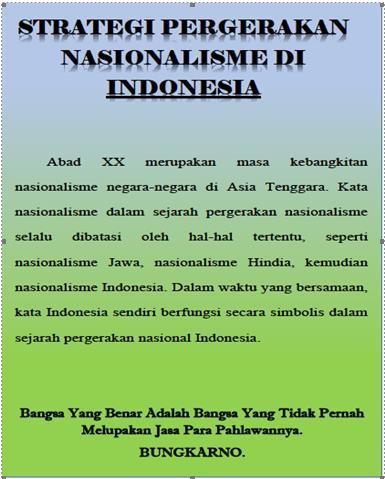 Semula pergerakan nasional indonesia bersifat moderat, kemudian menjadi lebih radikal, hal ini disebabkan oleh