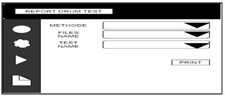 Kolom tersebut dapat diisi sesuai dengan data yang di dapatkan, lalu di bawah kolom tersebut juga terdapat tombol PRINT yang berguna untuk mencetak form pelaporan drum test