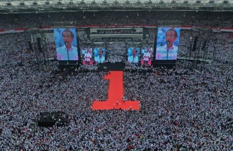 Gambar 2.59 Kampanye Politik Jokowi di GBK Sumber: (https://mediaindonesia.