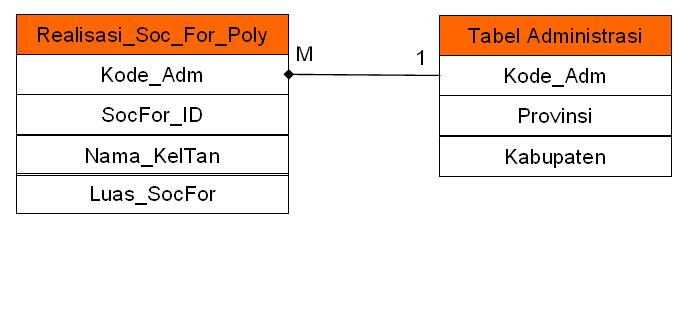 1.45 Kamus Data Realisasi Soc For Realisasi_Soc_For_Poly Layer SocFor - Tipe Data : POLYGON Merupakan layer Realisasi Social Forestry dengan tipe polygon.